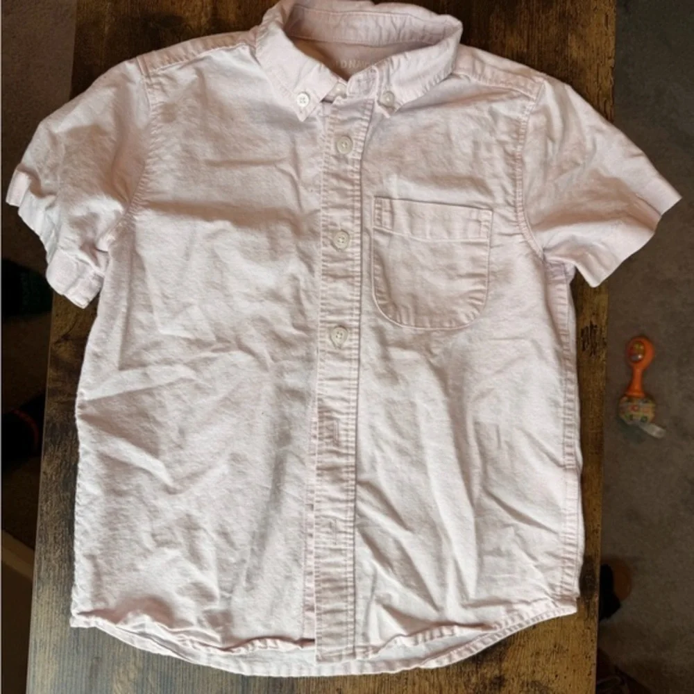 Old Navy Kids Light Pink Casual Button-Down Shirt